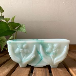 Akro Agate Planter
